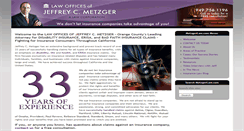 Desktop Screenshot of metzgerlaw.com